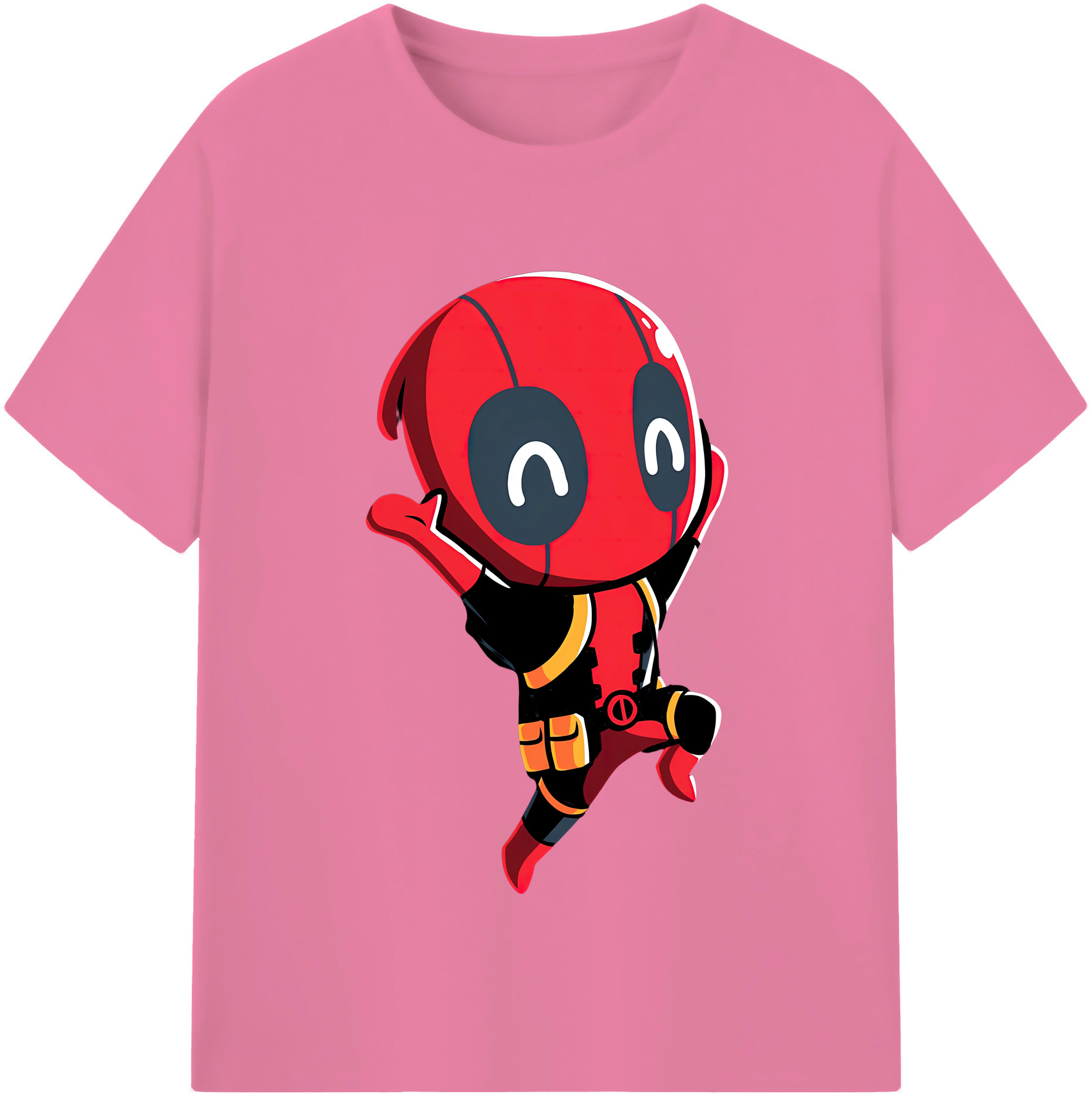 （画像用） Deadpool デッドプール 綿100％半袖Tシャツ（フロントプリント）